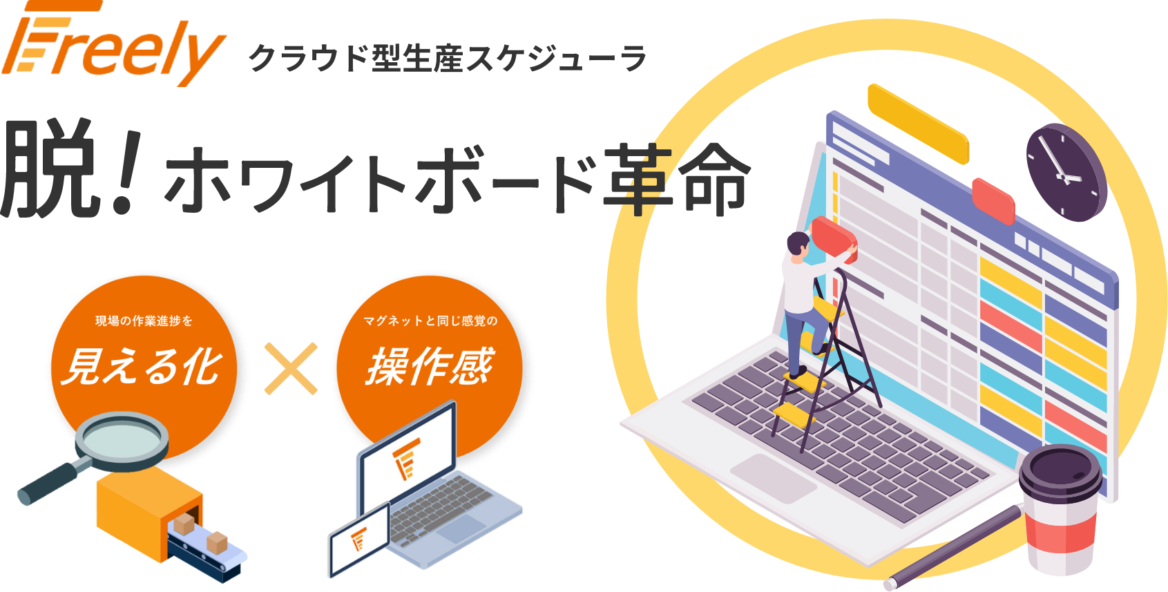 クラウド型生産スケジューラ Freely