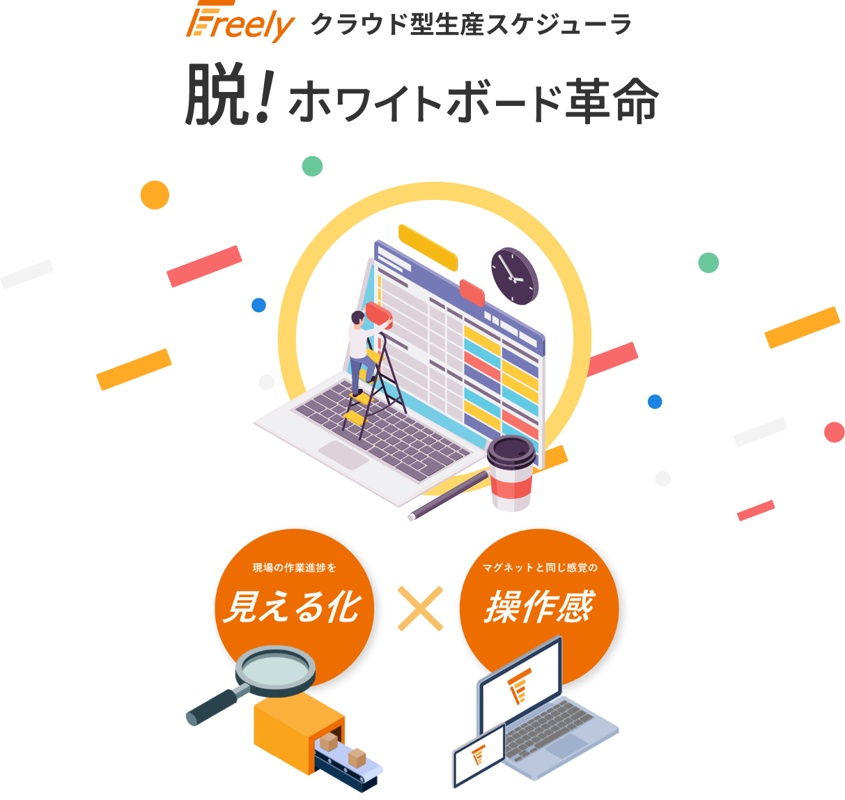 クラウド型生産スケジューラ Freely